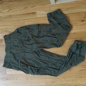 Express High Rise Cargo Joggers